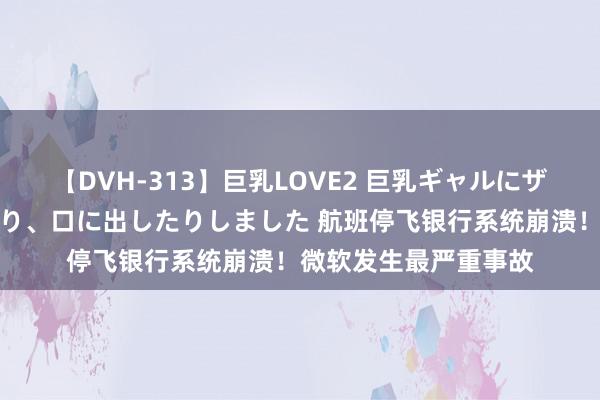 【DVH-313】巨乳LOVE2 巨乳ギャルにザーメンを中出ししたり、口に出したりしました 航班停飞银行系统崩溃！微软发生最严重事故