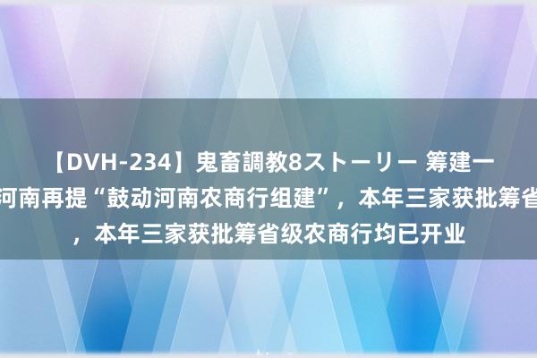 【DVH-234】鬼畜調教8ストーリー 筹建一年多依然难开业？河南再提“鼓动河南农商行组建”，本年三家获批筹省级农商行均已开业