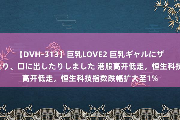 【DVH-313】巨乳LOVE2 巨乳ギャルにザーメンを中出ししたり、口に出したりしました 港股高开低走，恒生科技指数跌幅扩大至1%