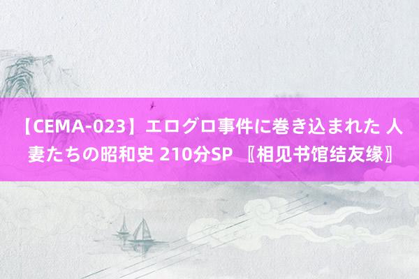 【CEMA-023】エログロ事件に巻き込まれた 人妻たちの昭和史 210分SP 〖相见书馆结友缘〗